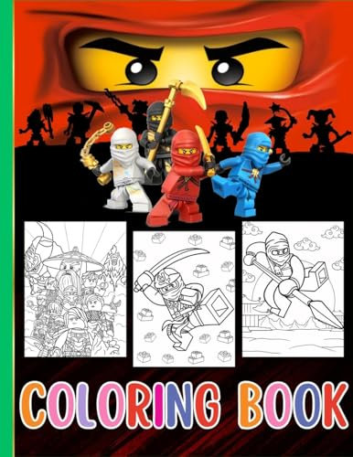 Ninja Hero Coloring Book: NINJAGO Coloring & Activity Book For Kids