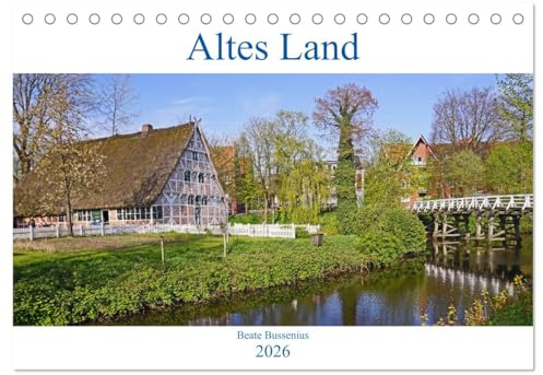 Altes Land 2026 (Tischkalender 2026 DIN A5 quer), CALVENDO Monatskalender: Mit dem Fahrrad durch das alte Land bei Stade (CALVENDO Orte)