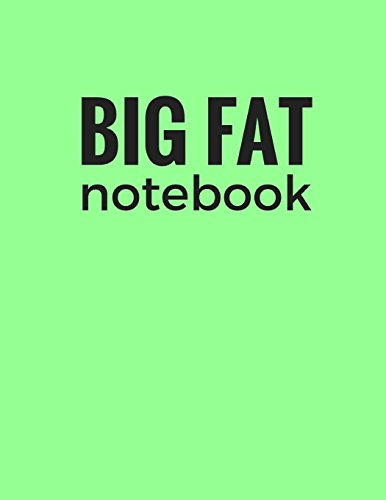 Big Fat Notebook (600 Pages): Kiwi Green, Extra Large Ruled Blank Notebook, Journal, Diary (8.5 x 11 inches) (Creative Writing)