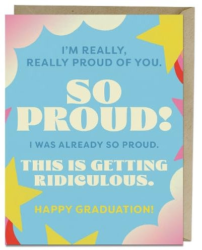 6-Pack Em & Friends Really, Really Proud Greeting Cards