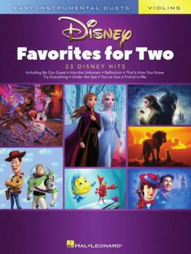 Disney Favorites for Two Violin: Easy Instrumental Duets - Violin Edition