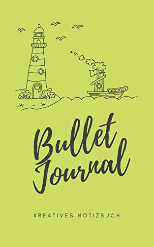 Maritimes Bullet Journal: Tagebuch Notizbuch Ideenbuch I liniert 5 x 8 Zoll Taschenbuchformat