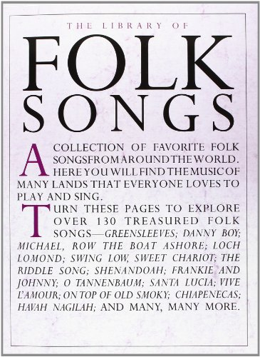 The Library Of Folk Songs. Klavier, Gesang, Gitarre (Songbooks).