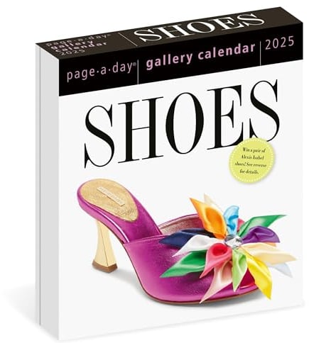 Shoes Page-A-Day® Gallery Calendar 2025: Everyday a New Pair to Indulge the Shoe Lover's Obsession