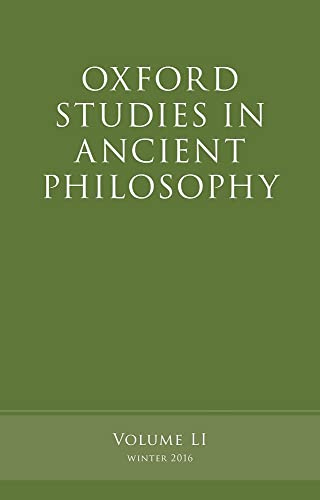 Oxford Studies in Ancient Philosophy, Volume 51