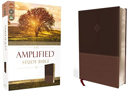 The Amplified Study Bible, Leathersoft, Brown [Large Print]