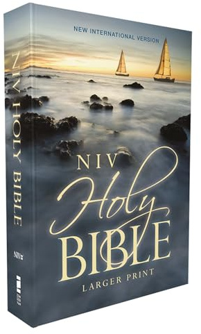 NIV, Holy Bible, Larger Print, Economy Edition, Paperback, Blue, Comfort Print