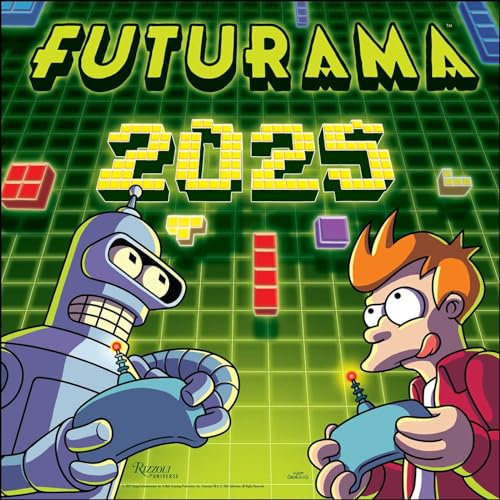 Futurama 2025 Wall Calendar