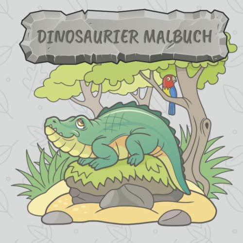 Dinosaurier Malbuch: 40 wunderschöne Dinosaurier zum ausmalen in verschiedenen Schwierigkeitsgraden - perfekt für Kinder ab 2 Jahren