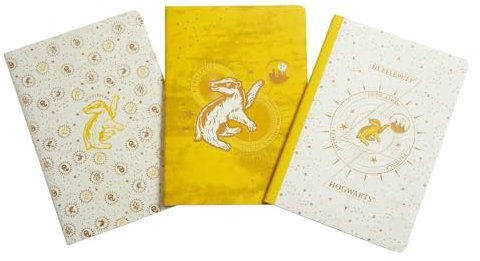 Harry Potter: Hufflepuff Constellation Sewn Notebook Collection: Set of 3 (HP Constellation)