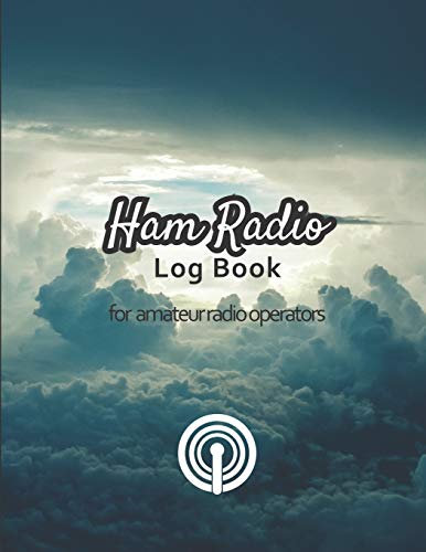 Ham radio log book: Amateur radio log book | Amateur Radio Operator Station Log Book | Ham Radio Log Sheet | 111 pages, 8,5x11 | Paperback | photo clouds in the sky blue background