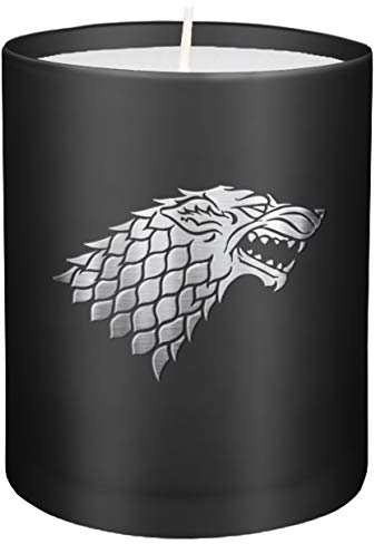 Game of Thrones: House Stark Large Glass Candle