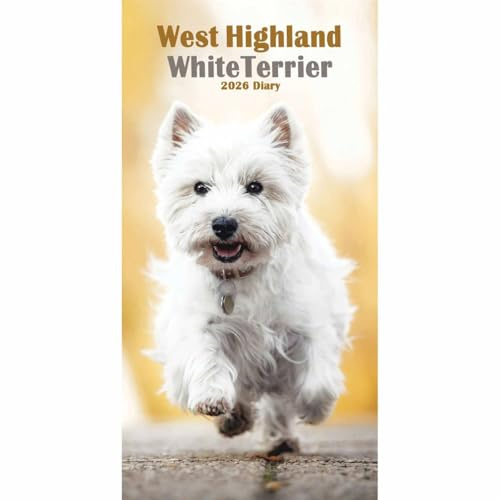 Carousel Worldwide, West Highland White Terrier 2026 Terminplaner, schmal