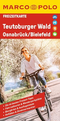 MARCO POLO Freizeitkarte 13 Teutoburger Wald, Osnabrück, Bielefeld 1:110.000: 1:110 000, Osnabrück/Bielefeld