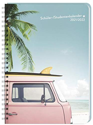 Palmen Schüler-/Studentenkalender A5 Kalender 2022