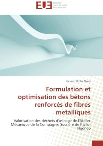 Formulation et optimisation des bétons renforcés de fibres metalliques: Valorisation des déchets d'usinage de l'Atelier Mécanique de la Compagnie Sucrière de Kwilu-Ngongo