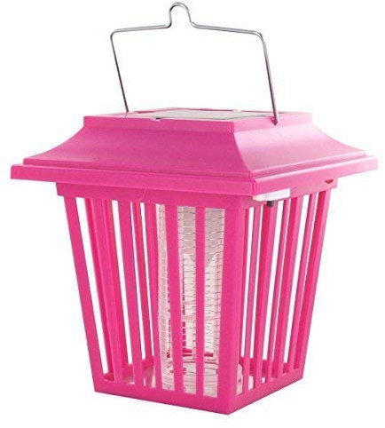 Weitech Multifunktions-Solarlaterne mit LED UV Insektenvernichter (Fuchsia)