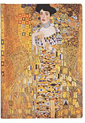 Paperblanks Faszinierende Handschriften Gustav Klimt - Klimts 100. Todestag Porträt von Adele, Notizbuch, Midi Liniert, Sonderausgabe, Midi (180 x 130): Lined Midi