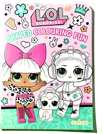 Shaped Colouring Fun: L.O.L. Surprise!