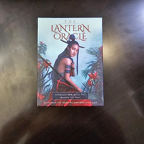 The Lantern Oracle: 44 full colour cards & 144-page guidebook, packaged in a hardcover box.