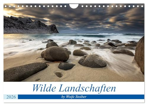 Wilde Landschaften (Wandkalender 2026 DIN A4 quer), CALVENDO Monatskalender: Eine Reise über Österreich nach Norwegen und Island (CALVENDO Natur)