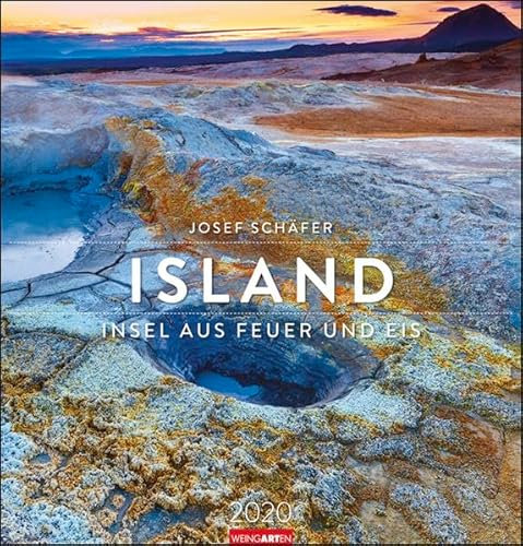 Island: Insel aus Feuer und Eis. Wandkalender 2020. Monatskalendarium. Spiralbindung. Format 46 x 48 cm