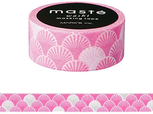 Maste Rose Seigaiha Washi Ruban adhésif de masquage