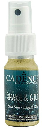 GLITTER TEXTIL EN SPRAY AL AGUA CADENCE SHAKE & GILT ORO 25ML