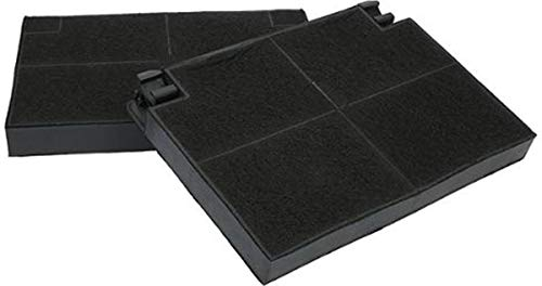 2 FILTRI per CAPPA FABER mm.195 x 139 CARBONI ATTIVI