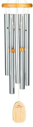 Woodstock Chimes BWS Windspiel Chimes of Bali, Silber, 63,5 cm