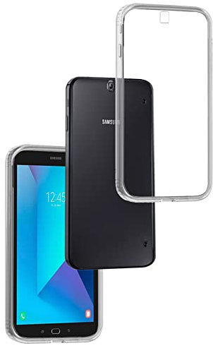 REY Funda Carcasa Gel Transparente para Samsung Galaxy Tab S2 9,7 T810 T813, Ultra Fina 0,33mm, Silicona TPU de Alta Resistencia y Flexibilidad