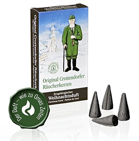 Crottendorfer GmbH Räucherkerzen - 24 Stück, Weihnachtsduft, M