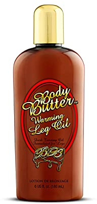 Body Butter Erwärmungs Bein Öl sonnenbank hellbraun 180ml flasche