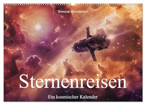 Sternenreisen - Ein kosmischer Kalender (Wandkalender 2026 DIN A2 quer), CALVENDO Monatskalender: Begleiten Sie uns auf der Reise durch alle Universen! (CALVENDO Wissenschaft)