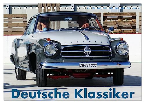 Deutsche Klassiker (Tischkalender 2026 DIN A5 quer), CALVENDO Monatskalender: Deutschland hat zweifellos hervorragende Autos produziert. Hier eine Auswahl! (CALVENDO Mobilitaet)