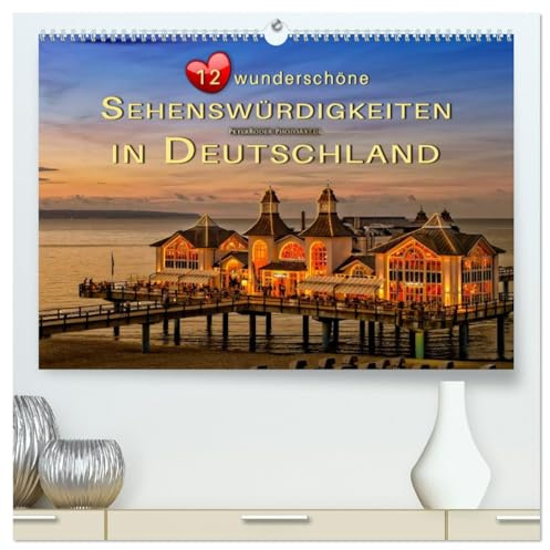 12 wunderschöne Sehenswürdigkeiten in Deutschland (hochwertiger Premium Wandkalender 2026 DIN A2 quer), Kunstdruck in Hochglanz: Jeden Monat eine ... in Deutschland entdecken. (CALVENDO Orte)
