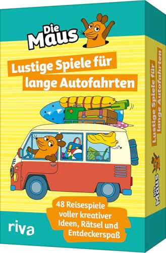 Die Maus – lustige Spiele für lange Autofahrten: 48 Reisespiele voller kreativer Ideen, Rätsel und Entdeckerspaß | Für Kinder ab 4 Jahren. Unterhaltsamer Begleiter für Urlaub und Ferien