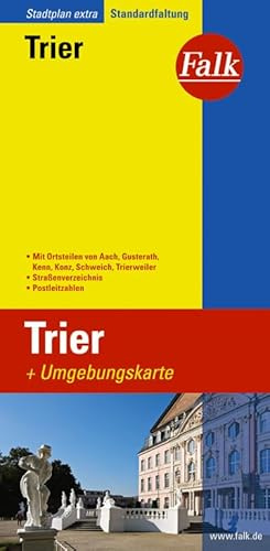 Falk Stadtplan Extra Standardfaltung Trier