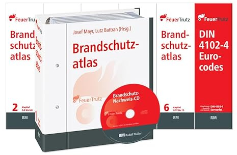 Brandschutzatlas (Ordnerwerk apart - ohne Aktualisierungsbezug): Inkl. Download Brandschutz-Nachweis und Bauvorschriften