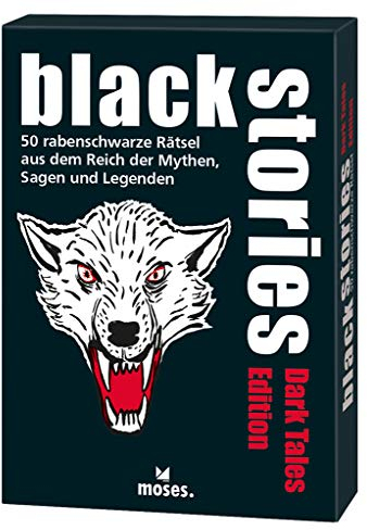 moses. black stories Dark Tales Edition | 50 rabenschwarze Rätsel | Das Krimi Kartenspiel