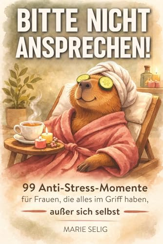 Bitte nicht ansprechen!: 99 Anti-Stress-Momente für Frauen, die alles im Griff haben, außer sich selbst | Das Geschenkbuch für gestresste Frauen