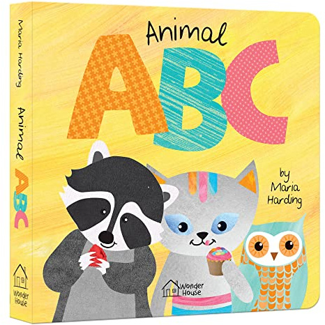Animal ABC: Playful Animals Teach A to Z (Padded Board Book)