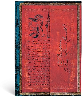 Paperblanks - Faszinierende Handschriften Lewis Carroll Alice im Wunderland - Notizbuch Mini Unliniert: Unlined Mini (Embellished Manuscripts Collection)