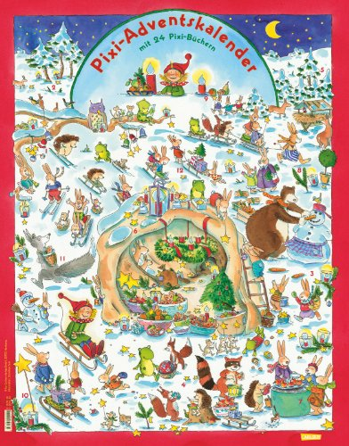 Pixi Adventskalender: Wendekalender mit 24 Pixi-Büchern - darunter zwei große Maxi-Pixi! (Ausgabe 2014)