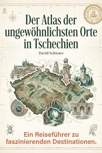Der Atlas der ungewöhnlichsten Orte in Tschechien: Ein Reiseführer zu faszinierenden Destinationen. Der ultimative Guide für Entdecker und Kultur-Fans. Das perfekte Geschenk für Tschechien-Reisende