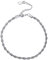 U7 Bracelet de Cheville Femme 23cm Chaîne à Maillons Réglable Acier Inoxydable Accessoire Plage l'Été Bijou de Pieds