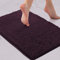LuxUrux Badematte-Extraweiche Plüschbadewanne Badteppich, 1 '' Chenille Mikrofasermaterial, Super Saugfähiger, Zotteliger Badteppich |Pflaume|15 X 23