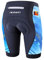 NICEWIN Radlerhose Damen mit Sitzpolster 4D Gepolstert Fahrradhose kurz Sporthose Atmungsaktive Schnell Trocknende Stoßfeste Radlershorts Damen,XL,Blau
