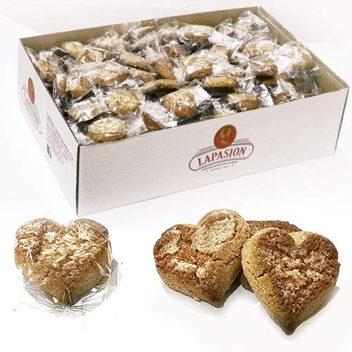 LAPASION - Galletas de canela | Mini galletas | Galletas Individuales | Corazones | Caseras sin lactosa | 2 Kg