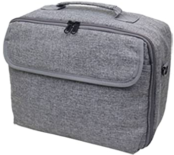 ARSMI Tragbare Speicherschutztasche Fotodrucker Tasche Handtasche Schutztasche Fit for Canon Fit for Selphy CP1300. Kamera Tasche (Color : Grey)